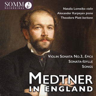 the album cover for Medtner / Karpeyev / Platt - Medtner In England