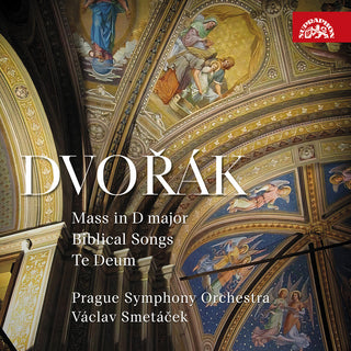 the album cover for Dvorak / Machotkova / Skatulova - Mass In D Major Biblical Songs Te Deum