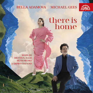 the album cover for Britten / Haas / Mahler - There Is Home