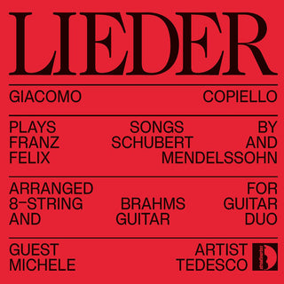 the album cover for Mendelssohn / Schubert / Tedesco - Lieder