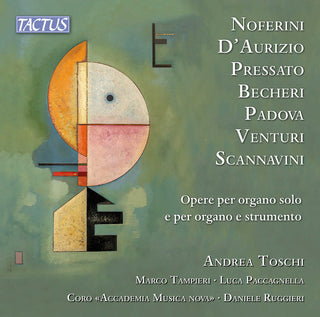 the album cover for Becheri / Giacone / Toschi - Works For Solo Organ & For Organ & Instrument