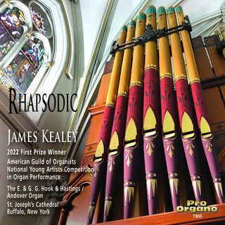 the album cover for Delius / Franck / Howells - Rhapsodic