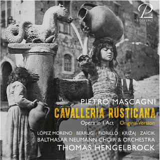 the album cover for Mascagni / Balthasar Neumann-Chor Und -Orchester - Cavalleria Rusticana