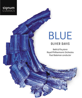the album cover for Davis / Davidson / Royal Philharmonic Orchestra - Blue