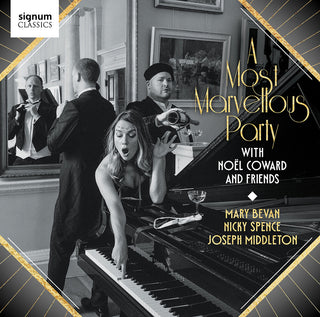 the album cover for Britten / Gershwin / Middleton - Most Marvellous Party