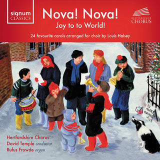 the album cover for Anschutz / Arbeau / Hertfordshire Chorus - Nova Nova Joy To The World
