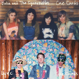 Julia & the Squeezettes & Lync- Cue Cards - Blue