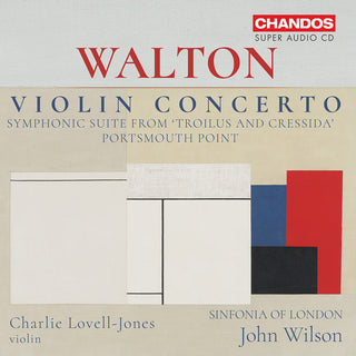 the album cover for Walton / Lovell-Jones / Sinfonia Of London - Violin Concerto Portsmouth Point Suite From (Hybr)