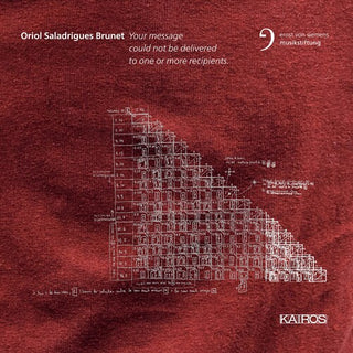 Various Artists- Oriol Saladrigues Brunet: Your Message Could Not Be Delivered To One Or More Recipients (Various Artists) (PREORDER)