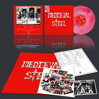 Medieval Steel- Medieval Steel - Red / White Galaxy (PREORDER)