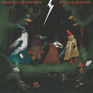 the album cover for King Gizzard & The Lizard Wizard - Music To Kill Bad People To (Demos Vol. 1) [Colored Vinyl]