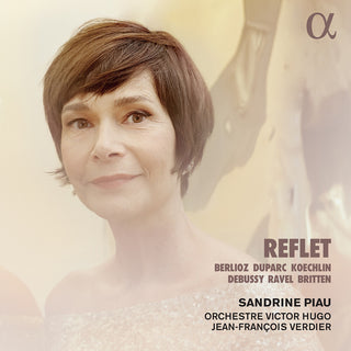 the album cover for Britten / Berlioz / Verdier - Reflet