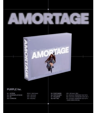 Jisoo- Amortage - Random Cover - incl. Screenplay Book, Flipbook, 2 Postcards, Photocard + Polaroid