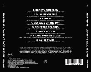 Jim Gannon- Gannon's Back in Town