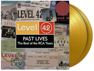 the album cover for Level 42 - Past Lives: Best Of The Rca Years [Colored Vinyl] [Limited Edition]