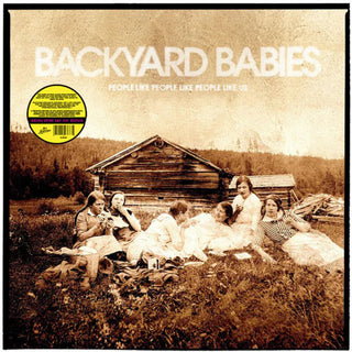 the album cover for Backyard Babies - People Like People Like People Like Us [Colored Vinyl] (Uk)