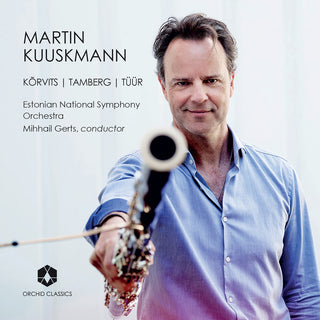 the album cover for Martin Kuuskmann - Korvits Tamberg Tuur