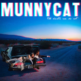 Munnycat- Till Death We Do Art - Red/Blue Split