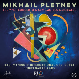 the album cover for Sergei Nakariakov  / Rachmaninoff Orchestra - Pletnev: Trumpet Concerto & 14 Memoires Musicales