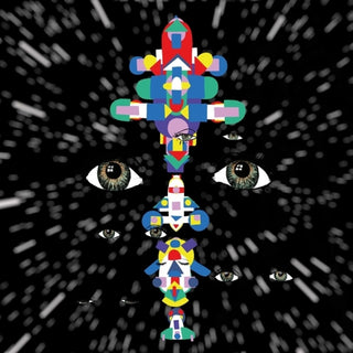 the album cover for Bushpilot - Rockitman (Blk) [Colored Vinyl] (Ylw) (Spla) (Aus)