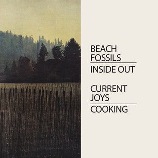 the album cover for Current Joys / Beach Fossils - Cooking/Inside Out