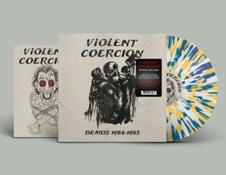 Violent Coercion- Demos 1984-1985 - Limited 'Die Hard' Edition White, Yellow & Blue Splatter Colored Vinyl