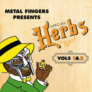 MF Doom- Metal Fingers Presents: Special Herbs Vol. 1 & 2 - Mustard Yellow Vinyl