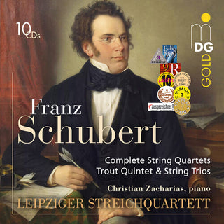 Leipziger Streichquartett- Schubert: Complete String Quartets & Trout Quintet (CD)