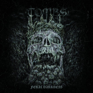 the album cover for Tombs - Feral Darkness (Blue) [Colored Vinyl]