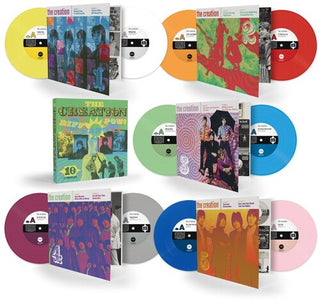 The Creation- Biff Bang Pow: The Creation Singles Box - Boxset includes Ten Colored 7-Inch Vinyl Singles in Five Gatefold Digipak Sleeves