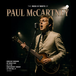 the album cover for Paul McCartney - Rock N' Roots Of