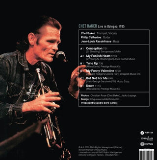 Chet Baker- Live in Bologna 1985 (Vinyl)