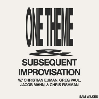 the album cover for Sam Wilkes - One Theme Subsequent Improvisation