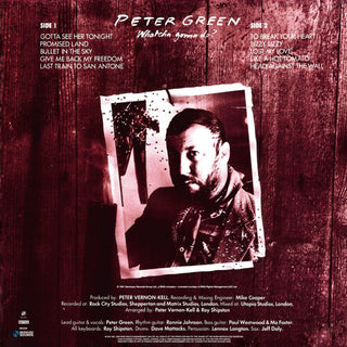 Peter Green- Whatcha Gonna Do - Limited Splatter Green Vinyl