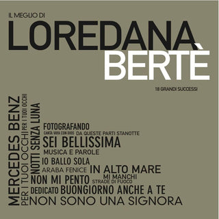 the album cover for Loredana Berte - Il Meglio Di Loredana Berte (Ita)
