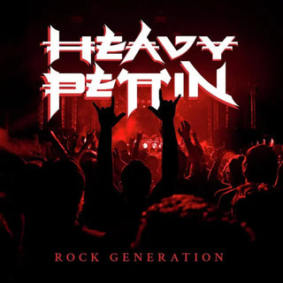 the album cover for Heavy Pettin - Rock Generation (Uk)