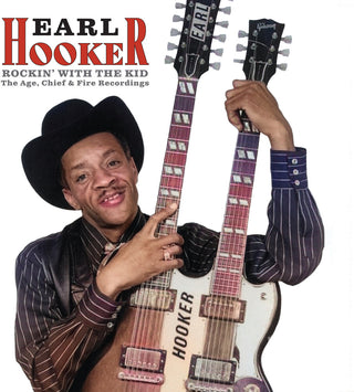 the album cover for Earl Hooker - Rockin' With The Kid: The Age Chief & Fire (Blue)