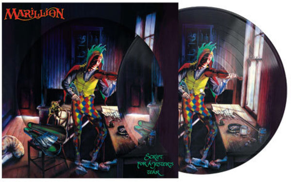the album cover for Marillion - Script For A Jester's Tear (Pict) (Rmxs)