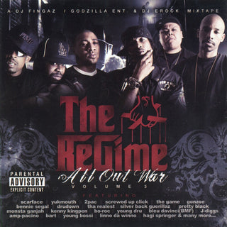 the album cover for Yukmouth - All Out War Vol. 3