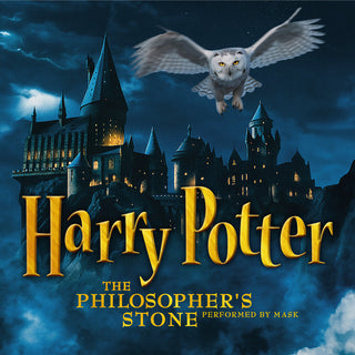 the album cover for Mask - Harry Potter & The Philosopher's Stone - Ltd Transparent Yellow Vinyl