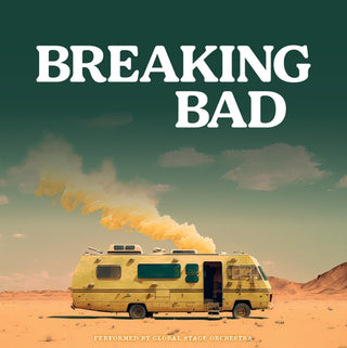 the album cover for Global Stage Orchestra - Breaking Bad - Ltd Crystal Clear Vinyl