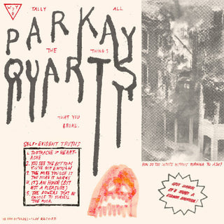 the album cover for Parquet Courts - Tally All The Things You Broke (Ep)