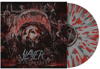 the album cover for Slayer - Repentless [Clear Vinyl] (Red) [Indie Exclusive] (Spla)