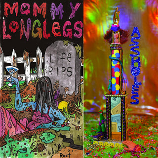 the album cover for Mommy Long Legs - Life Rips / Assholes [Colored Vinyl] (Org) [Remastered]