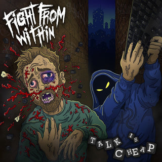 the album cover for Fight From Within - Talk Is Cheap - Red [Colored Vinyl] (Red)
