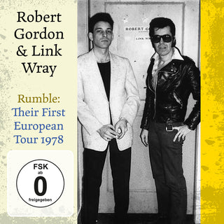 the album cover for Robert Gordon  / Wray,Link - Rumble: Their First European Tour 1978 (W/Dvd)