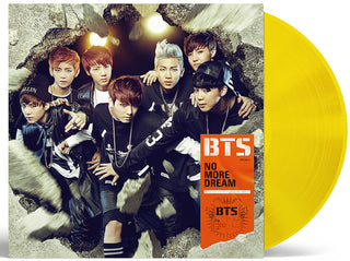 the album cover for BTS - No More Dream - Japanese Yellow Vinyl Version