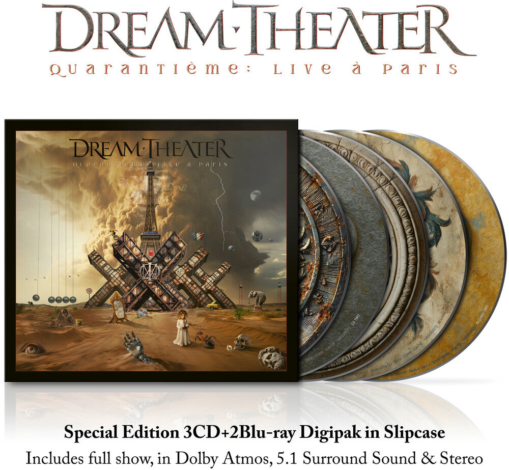 Dream Theater- Quarantieme: Live A Paris [3CD + 2 Blu-ray