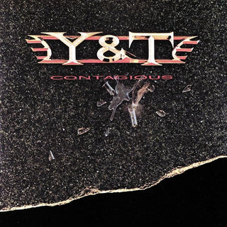 the album cover for Y&T - Contagious (Hol)