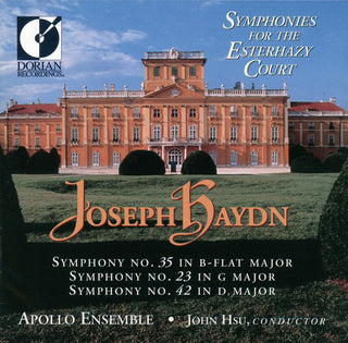 the album cover for John Hsu - Sym for the Esterhazy Court